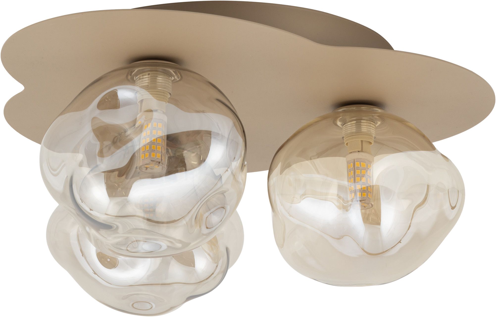 TK Lighting Lava New lampada da soffitto 3x8 W sabbia 11454