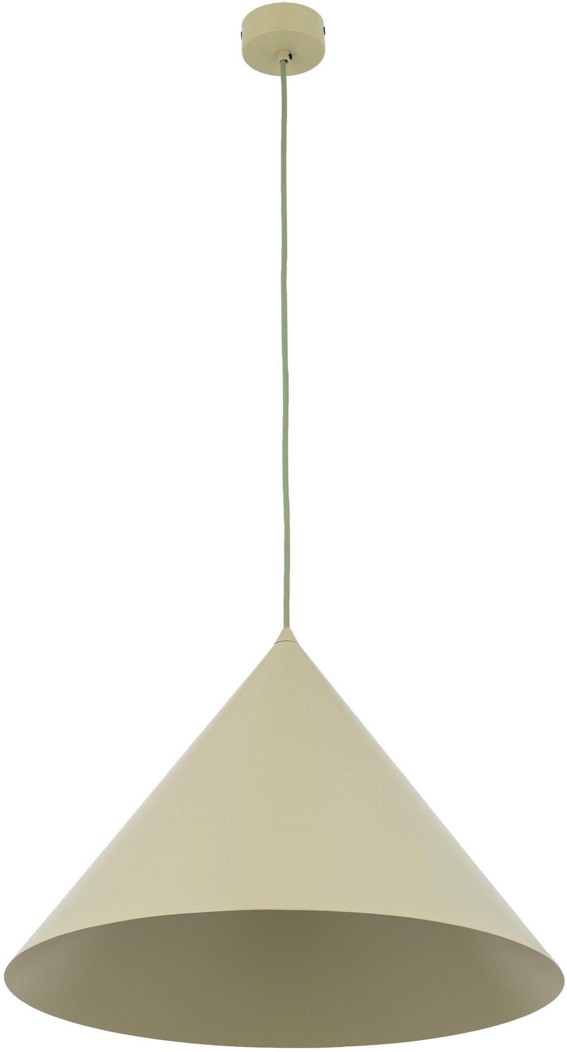 TK Lighting Cono lampada sospesa 1x15 W verde 11420