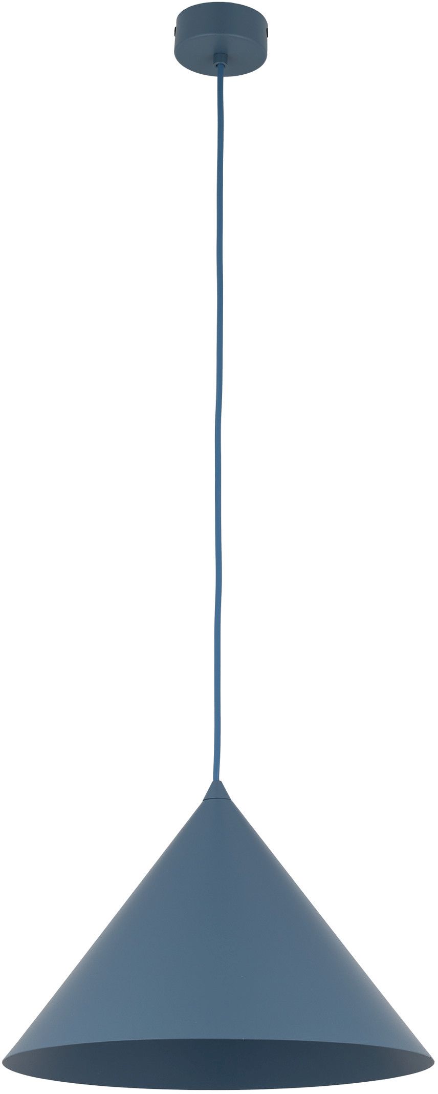 TK Lighting Cono lampada sospesa 1x15 W blu 11415