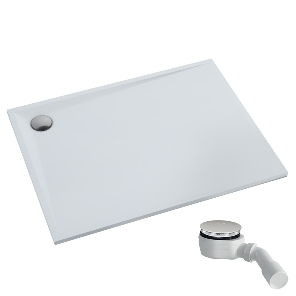 Schedpol Etrusco piatto doccia rettangolare 110x90 cm bianco 3.477