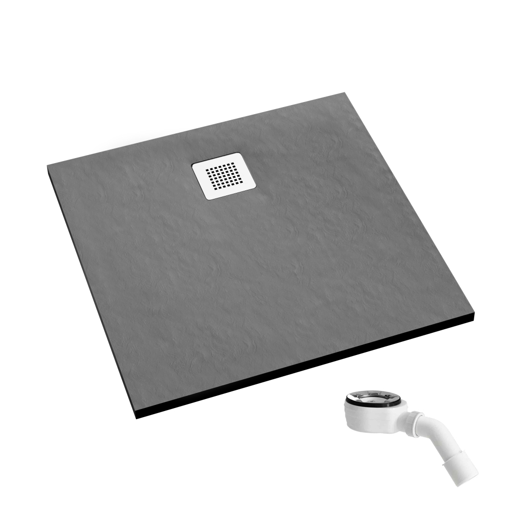 Schedpol Kalait Grey Stone piatto doccia quadrato 90x90 cm grigio 3.3201/S/ST-M2
