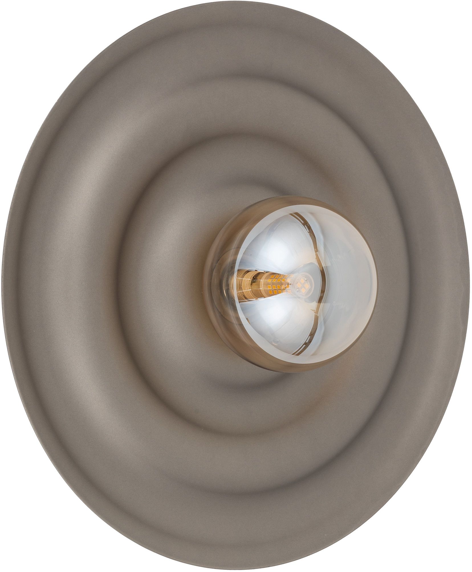 TK Lighting Onda lampada da parete 1x8 W marrone 11410