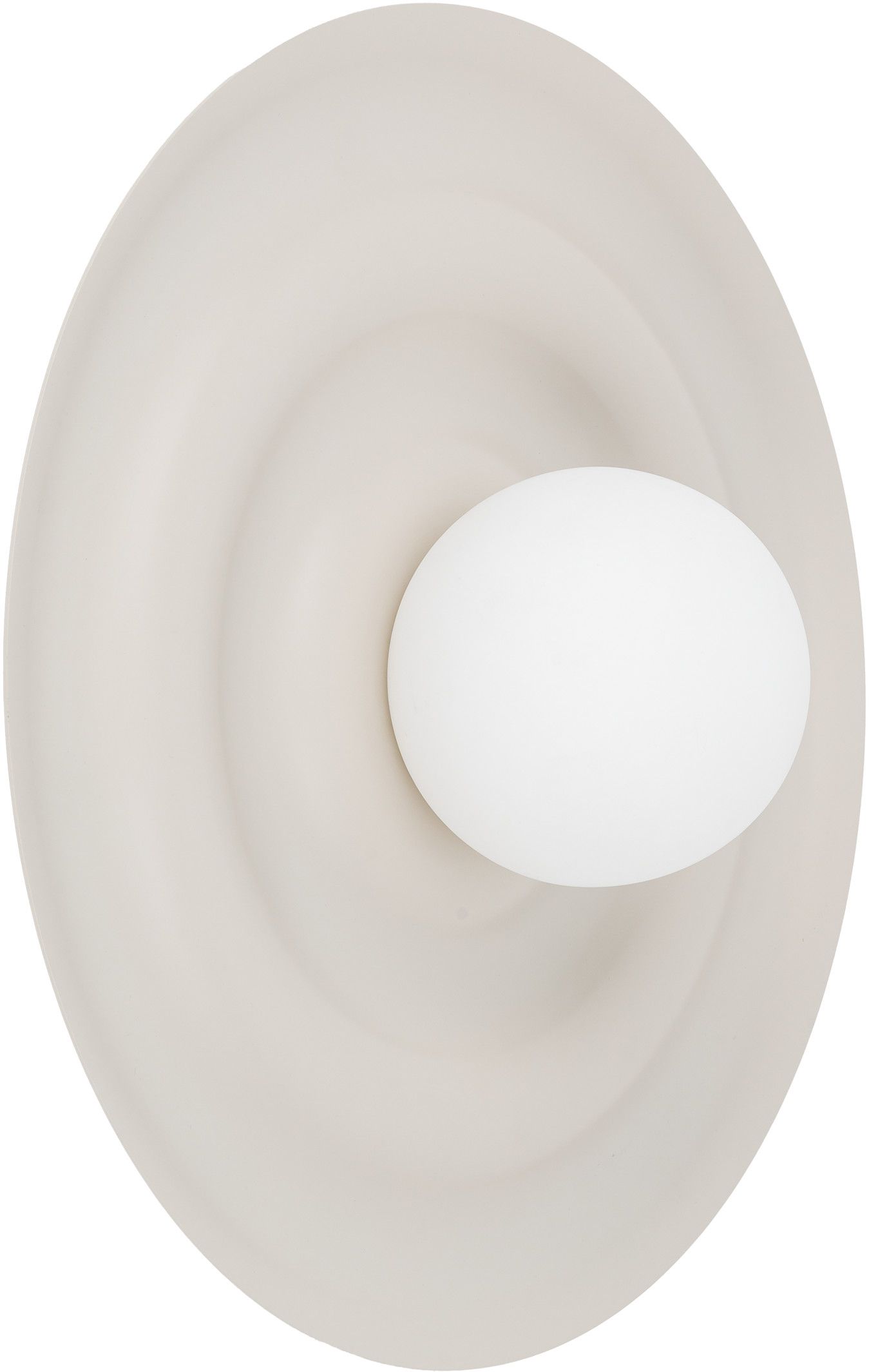 TK Lighting Onda lampada da parete 1x8 W latte 11409