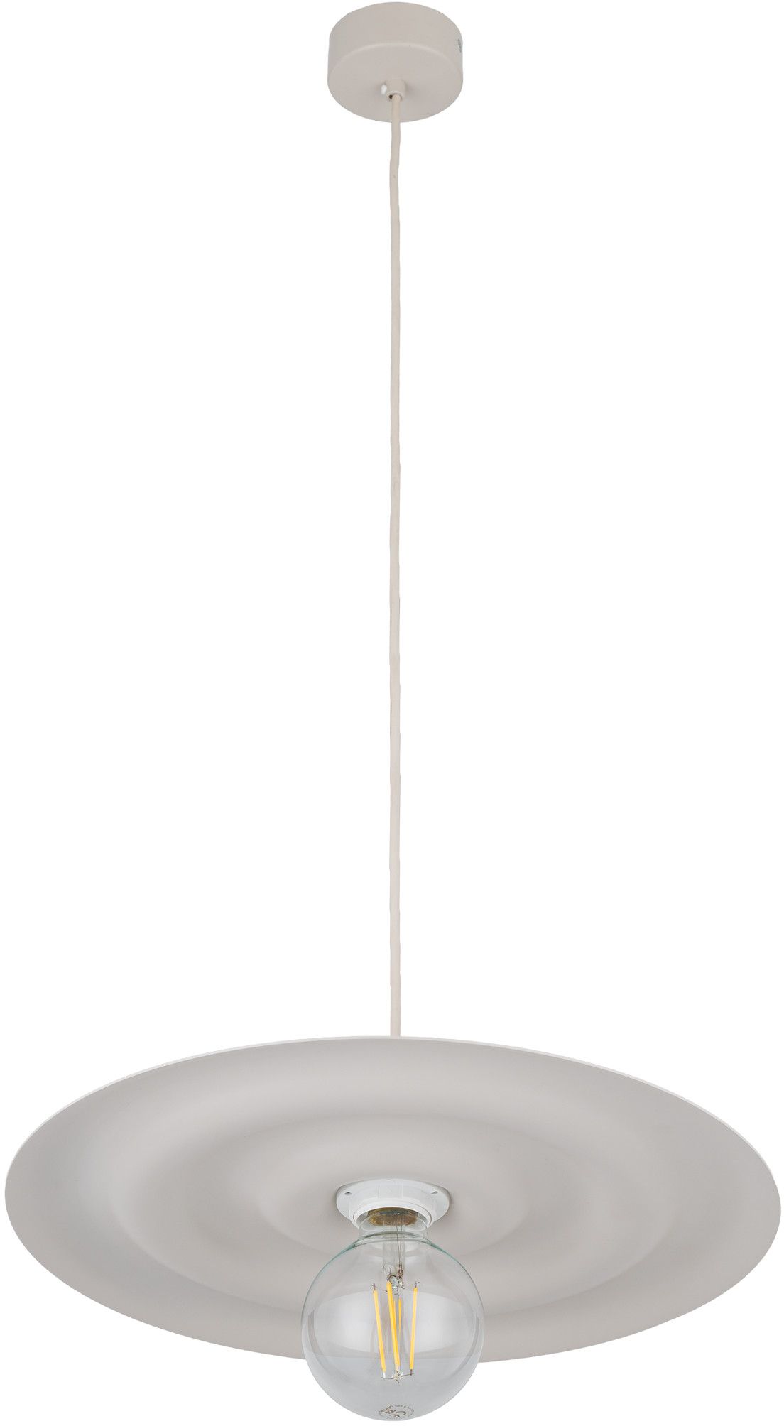 TK Lighting Onda lampada sospesa 1x15 W latte 11407