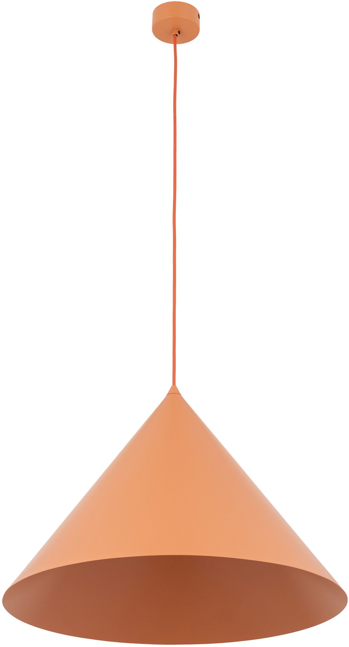 TK Lighting Cono lampada sospesa 1x15 W salmone 11386