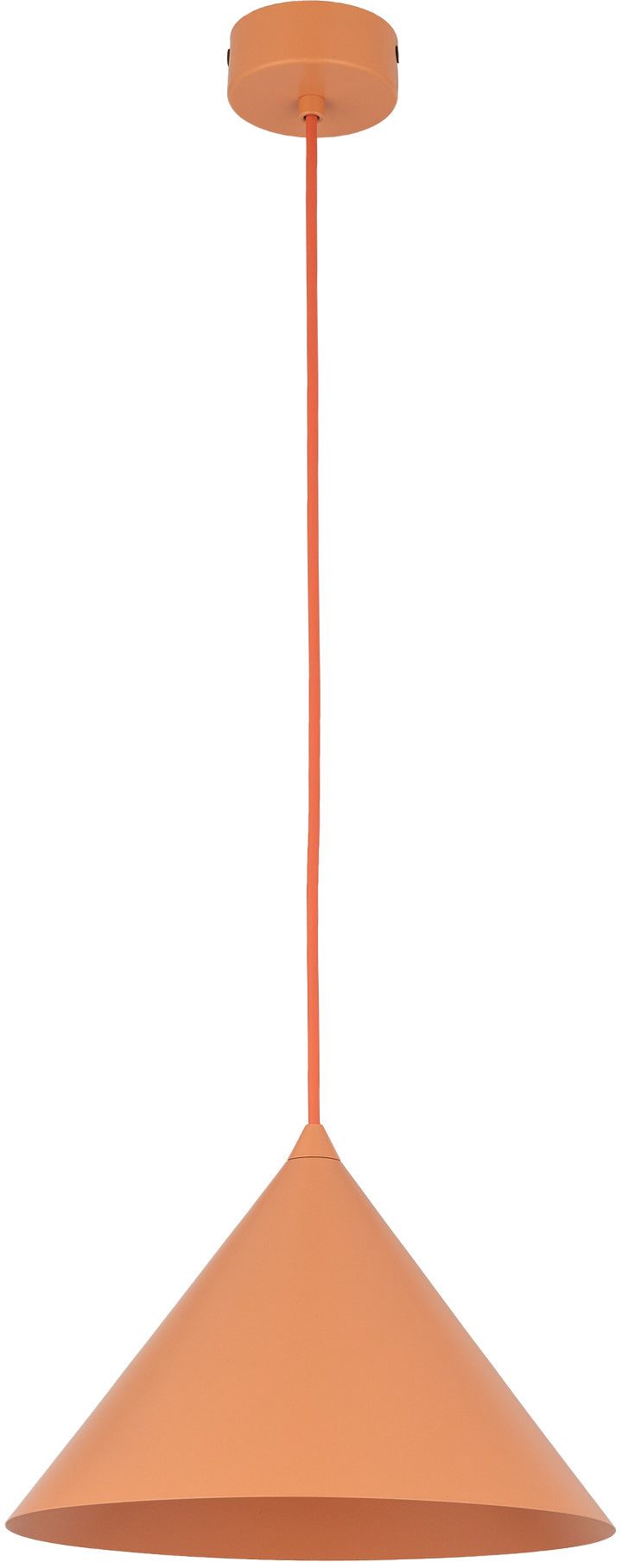 TK Lighting Cono lampada sospesa 1x15 W salmone 11384