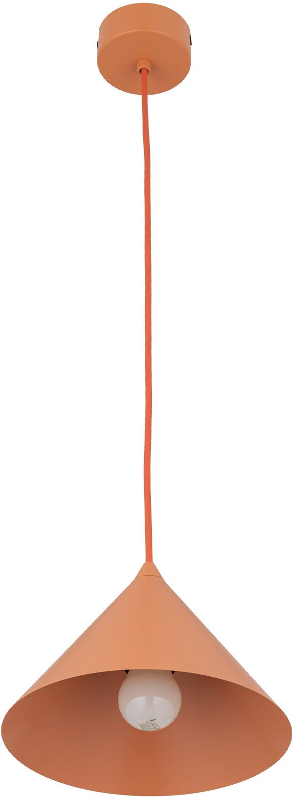 TK Lighting Cono lampada sospesa 1x15 W salmone 11383