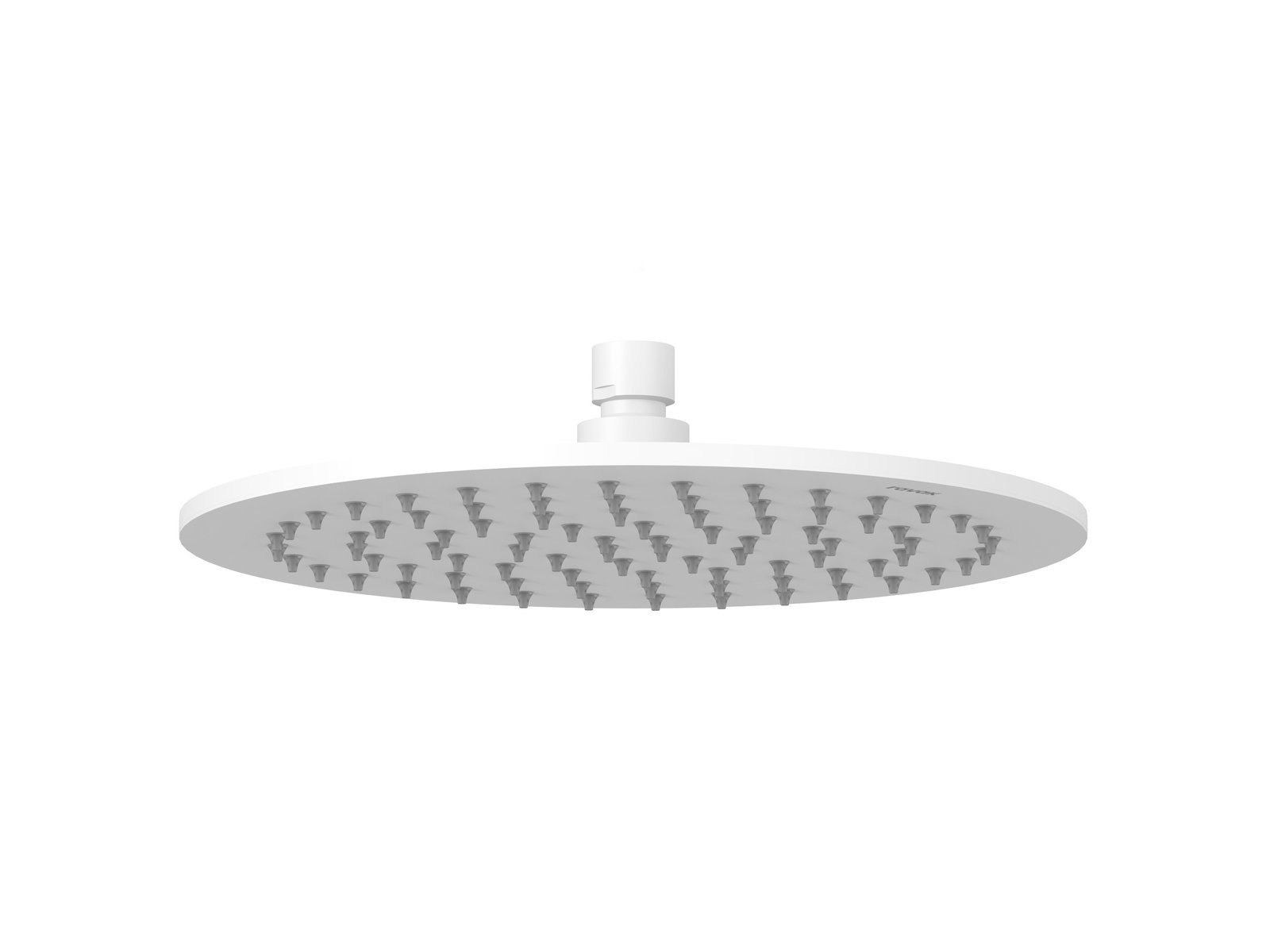 Ravak soffione doccia 25x25 cm rotonda bianco X070519
