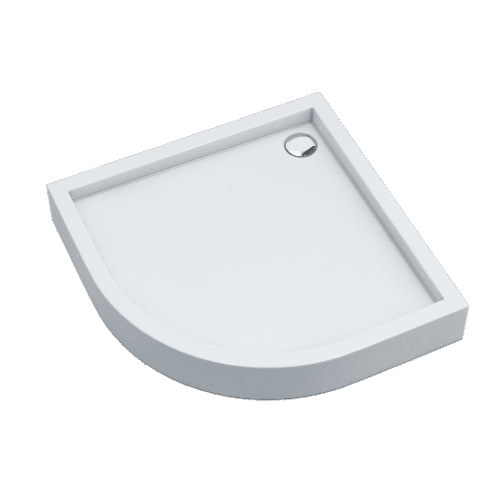Schedpol Medium piatto doccia semicircolare 80x80 cm bianco 3.4733