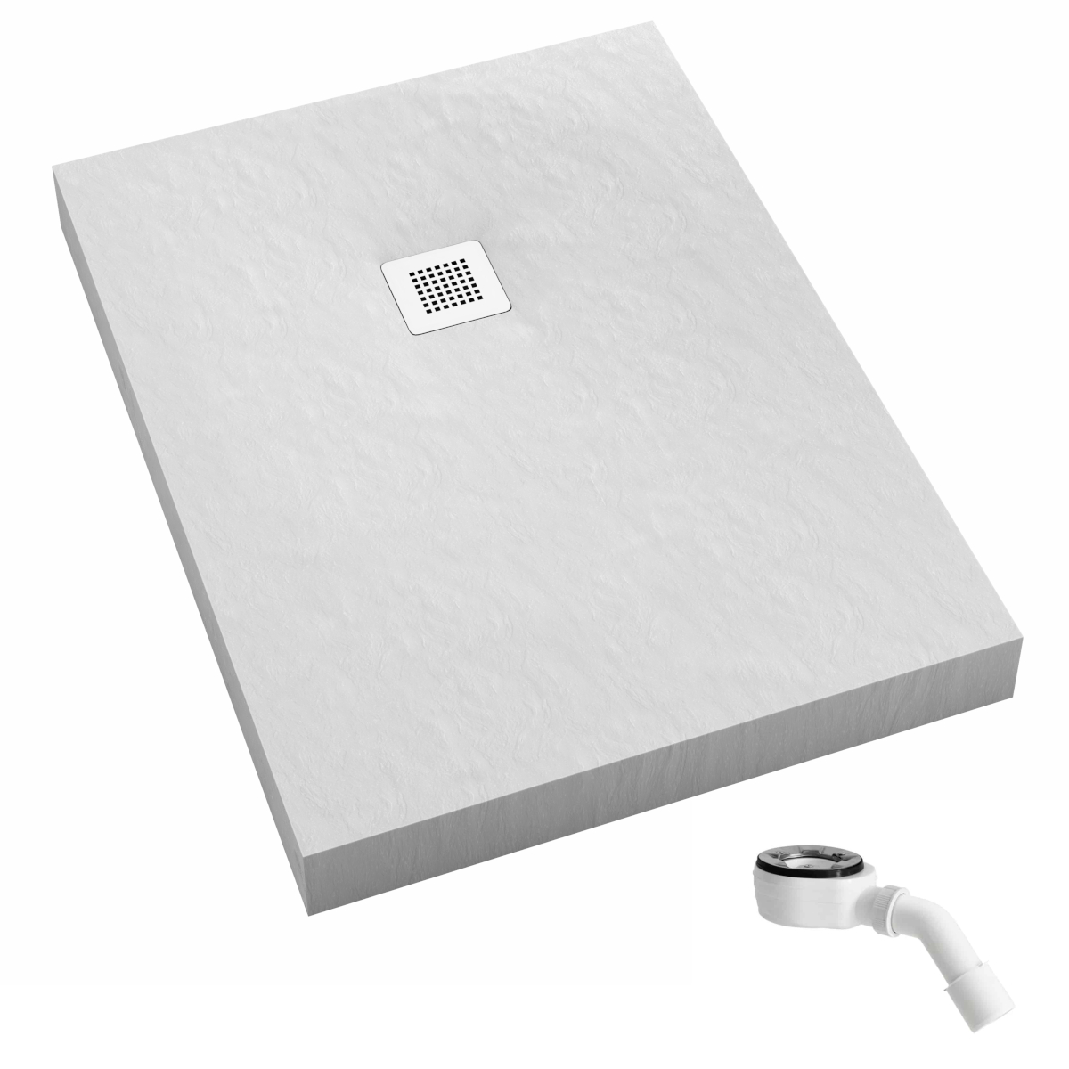 Schedpol New Horizons White Stone piatto doccia rettangolare 120x70 cm bianco 3.3336/B/ST-M2