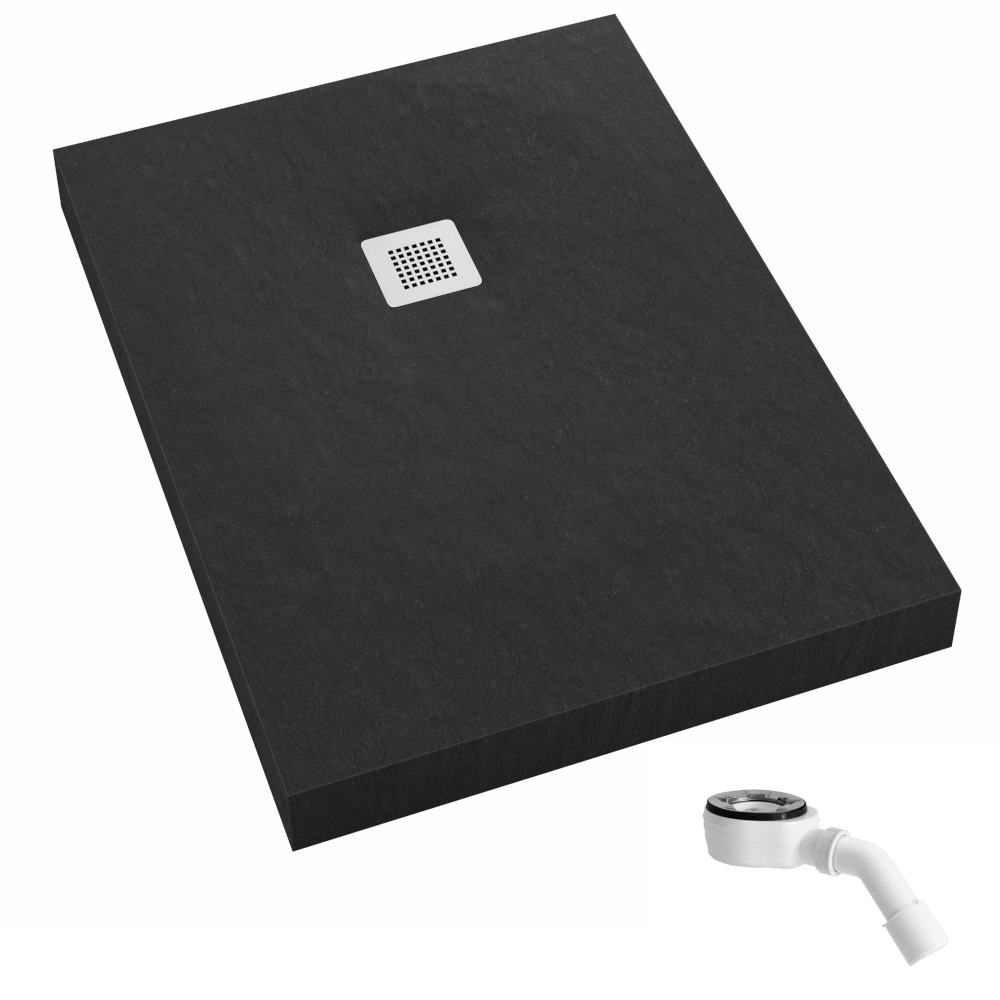 Schedpol New Horizons Black Stone piatto doccia rettangolare 110x90 cm nero 3.3316/C/ST-M2