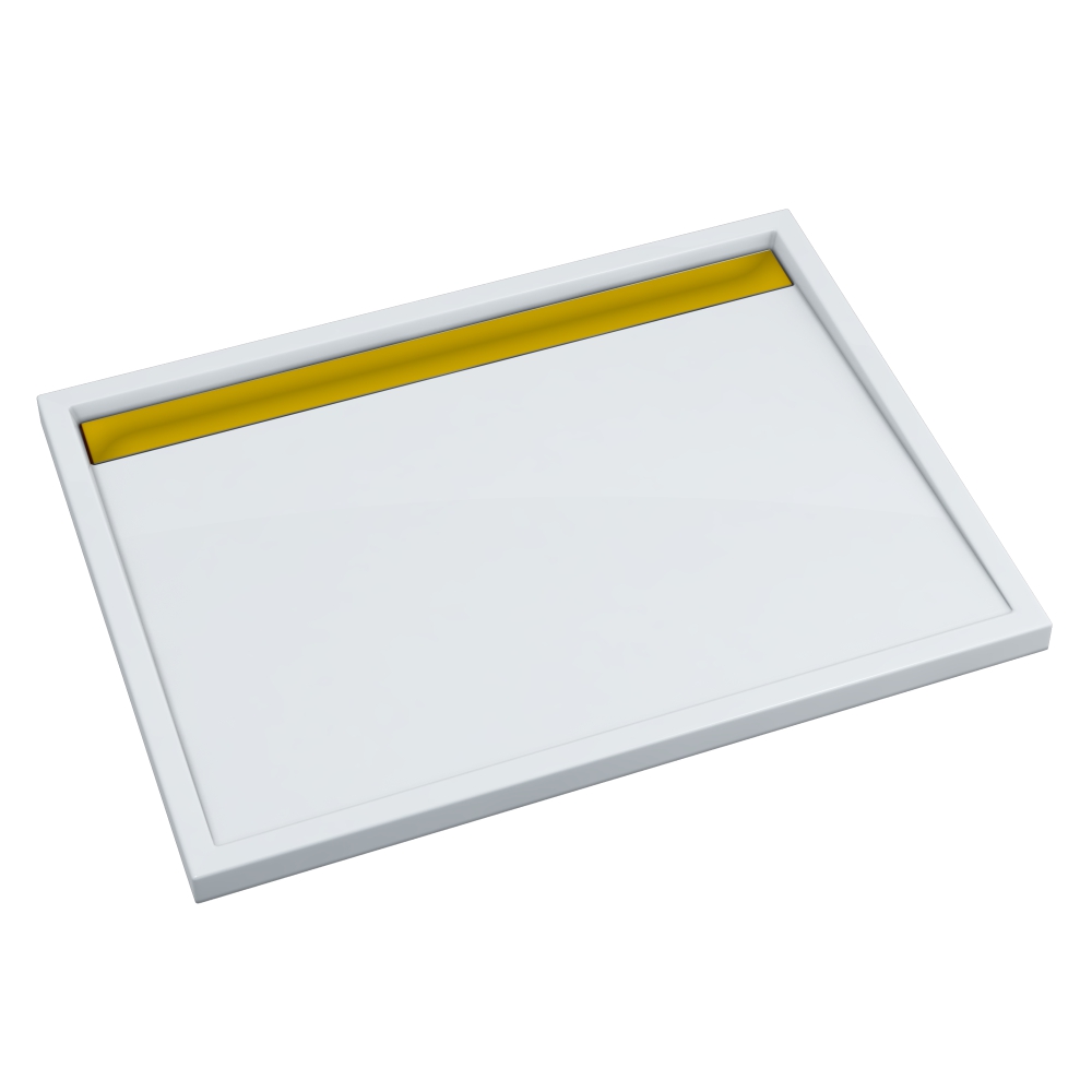 Schedpol Ajax G&W piatto doccia rettangolare 100x80 cm bianco 3.4228-M/Z/G