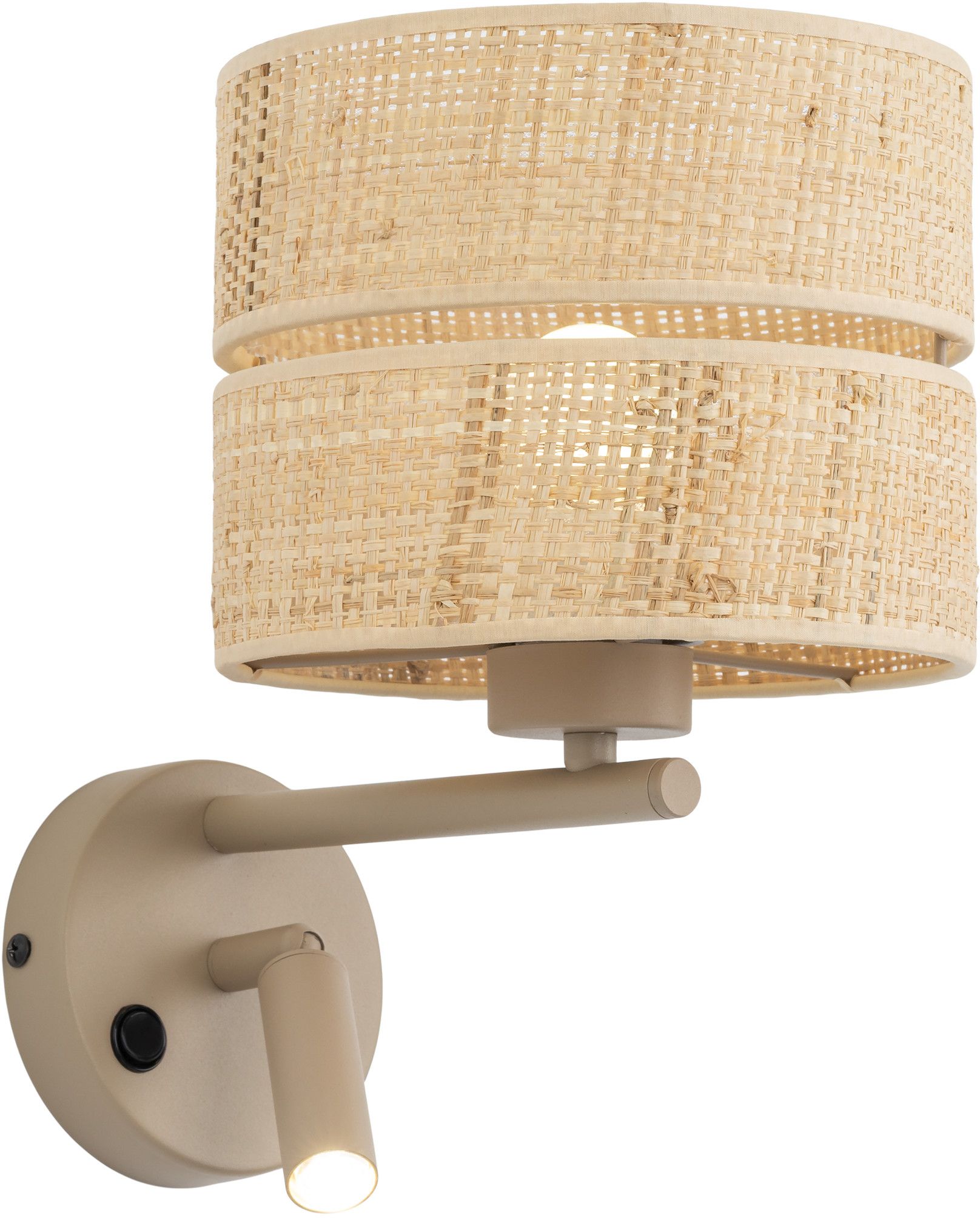 TK Lighting Calma lampada da parete 2x8 W beige 11600
