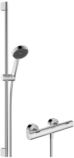 Hansgrohe Activera Select S set doccia a parete con termostato cromo 28086000