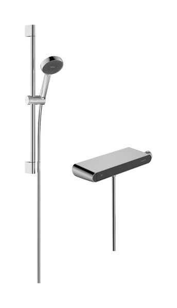 Hansgrohe Activera Select S set doccia a parete con termostato cromo 28087000