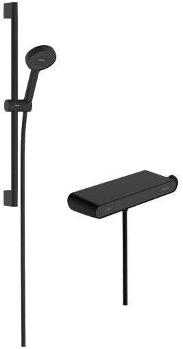 Hansgrohe Activera Select S set doccia a parete con termostato nero 28087670