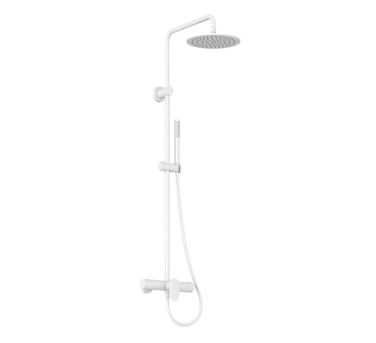 Ravak Spring set doccia a parete con soffione bianco X070581