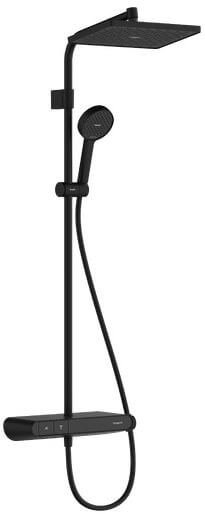 Hansgrohe Activera Q set doccia a parete con termostato con soffione nero 28648670