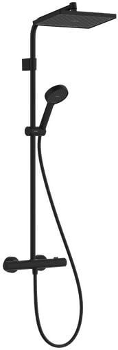 Hansgrohe Activera Q set doccia a parete con soffione nero 28748670