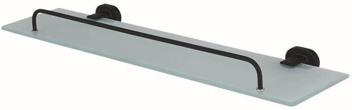 BISK Go mensola da bagno 52 cm nero 08622