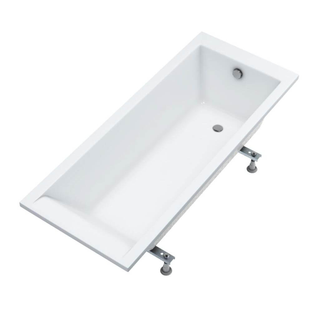 Schedpol Ferra Set vasca da bagno con rivestimento 150x70 cm bianco 3.531/OULED/S