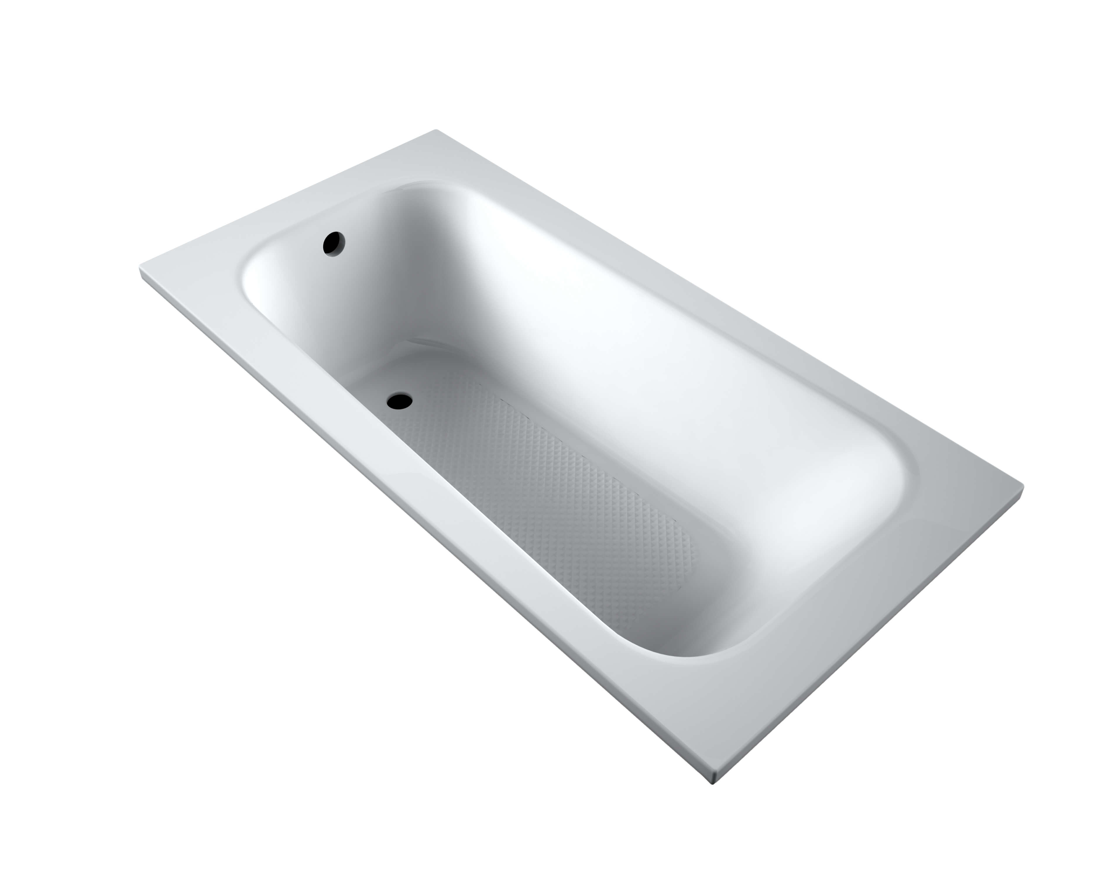 Schedpol Grid Set vasca da bagno rettangolare 170x70 cm bianco 3.554/S