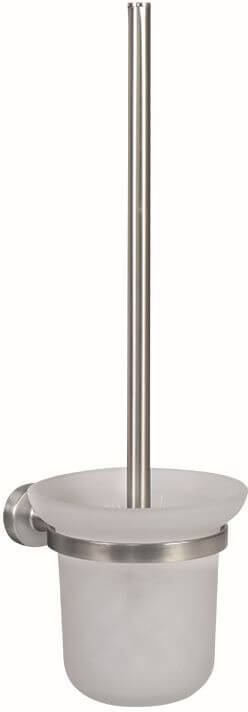 BISK Go scopino wc avvitato nichel 08630