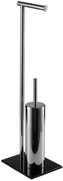 BISK Niagara portarotolo con scopino wc cromo 04325