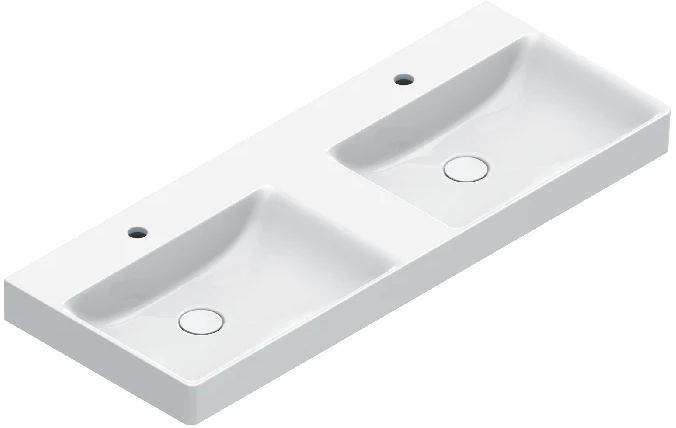 Catalano Elice lavabo 120x47 cm rettangolare a parete bianco lucida 0421220001