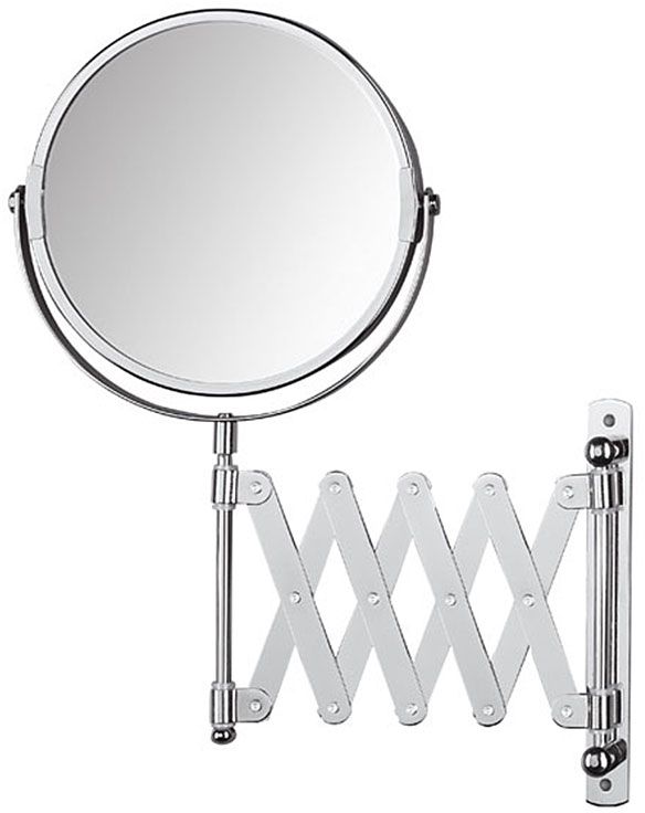 BISK Niagara specchietto per trucco 17.5x30 cm rotonda cromo 00043