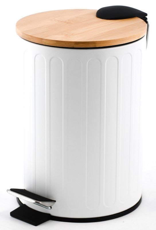 BISK Rado secchio della spazzatura 3 l bianco 08422