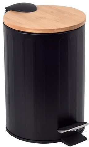 BISK Rado secchio della spazzatura 3 l nero 08421