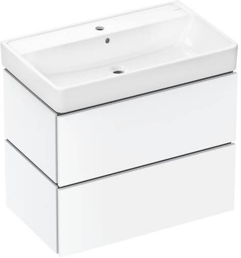 Hansgrohe Xilesa E lavabo con armadietto 80 cm bianco 54397700