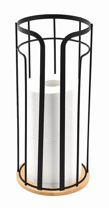 BISK Umbra portarotolo da terra nero 08473