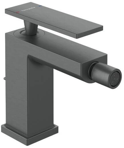 Hansgrohe Tecturis E rubinetto per bidet verticale nero 73200340