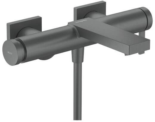 Hansgrohe Tecturis E rubinetto per vasca e doccia a parete nero 73420340