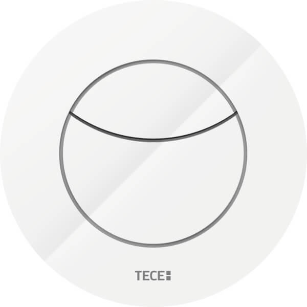 Tece Flushpoint placca di comando per WC bianco 9240981