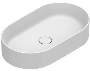 Catalano Zero lavabo 60x35 cm ovale da appoggio bianco lucida 0122600021