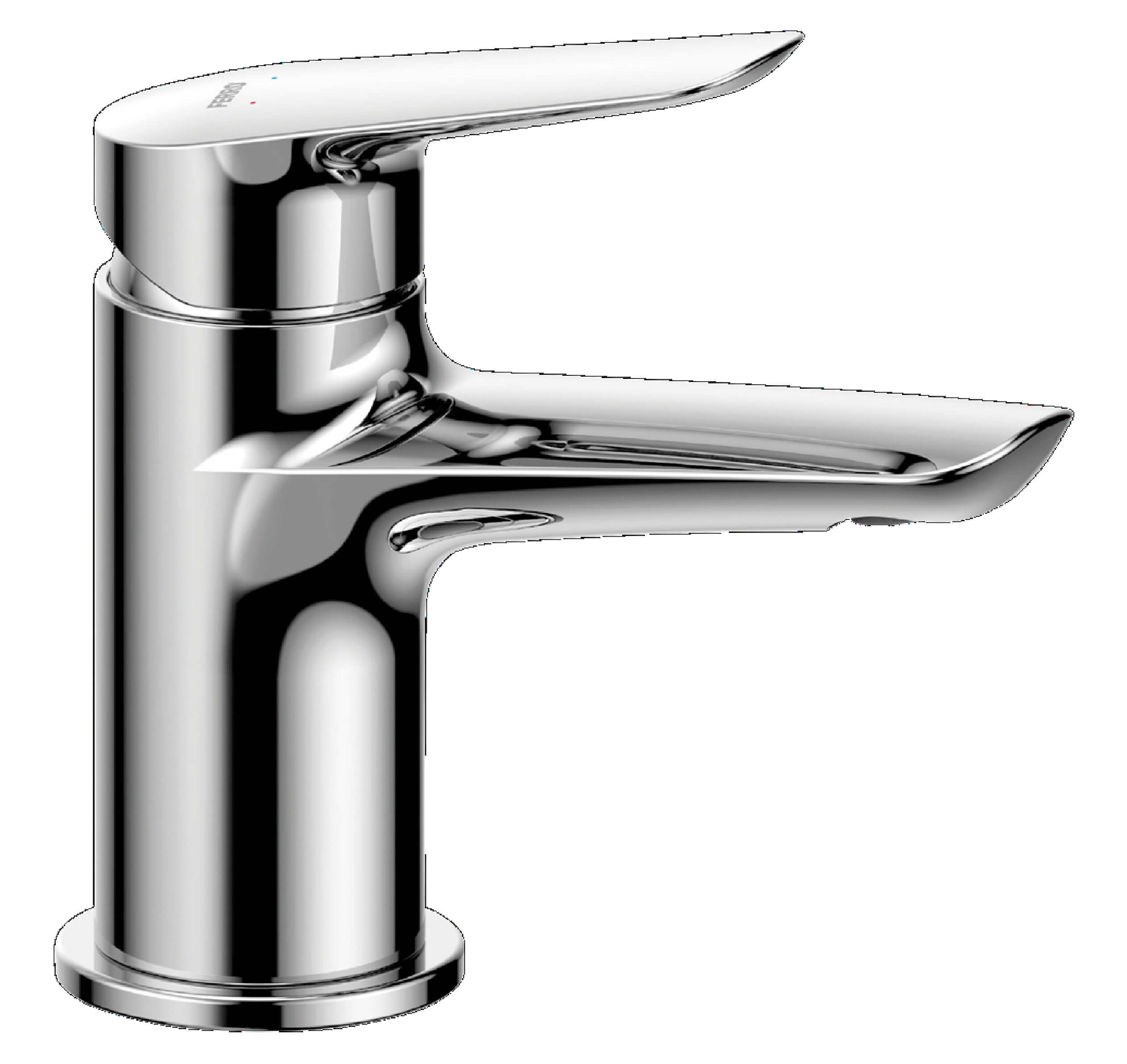 Ferro Themis rubinetto per lavabo verticale cromo BTH2