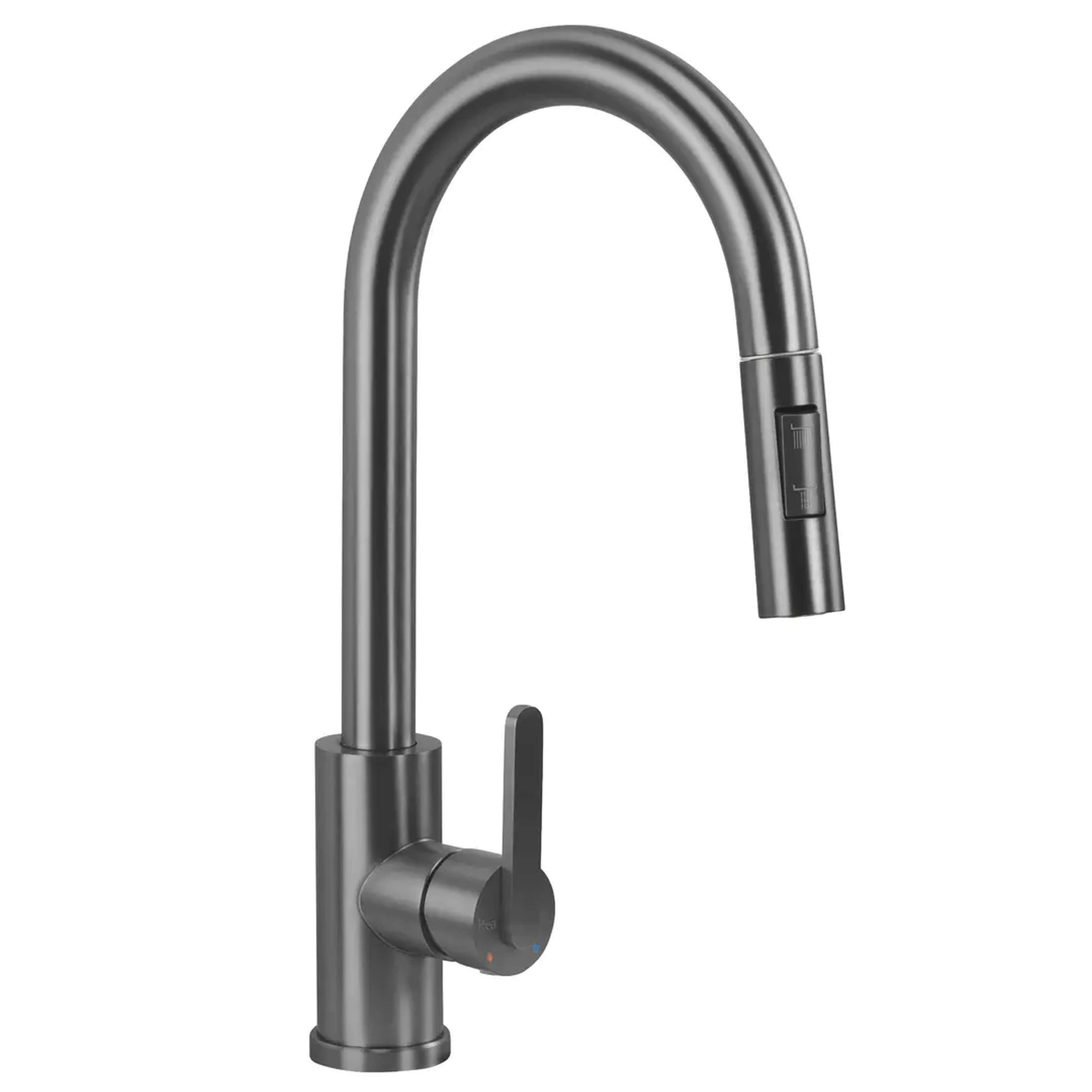 Rea Ontario rubinetto da cucina verticale grafite/grigio REA-B7574