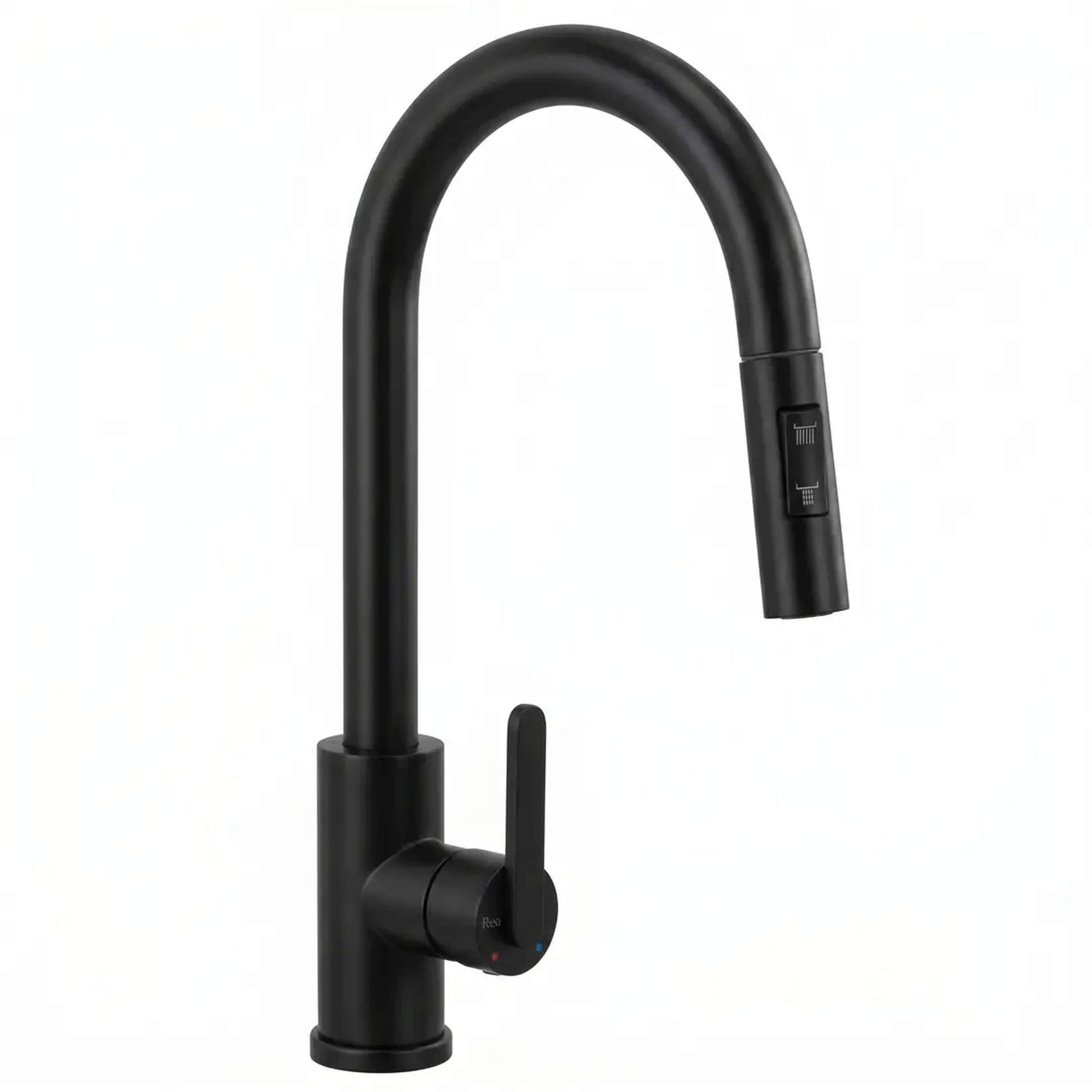 Rea Ontario rubinetto da cucina verticale nero REA-B7200