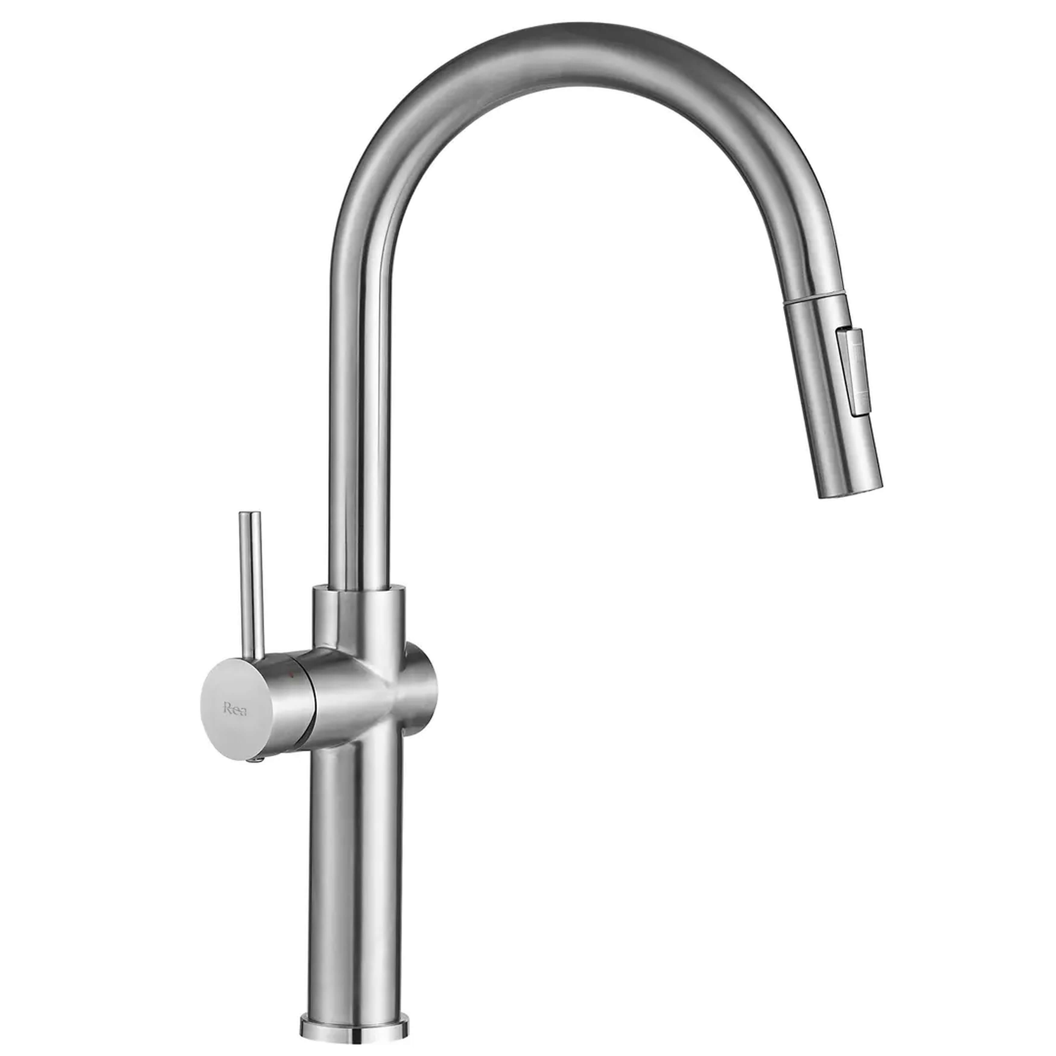 Rea Fresh rubinetto da cucina verticale acciaio inossidabile REA-B6330