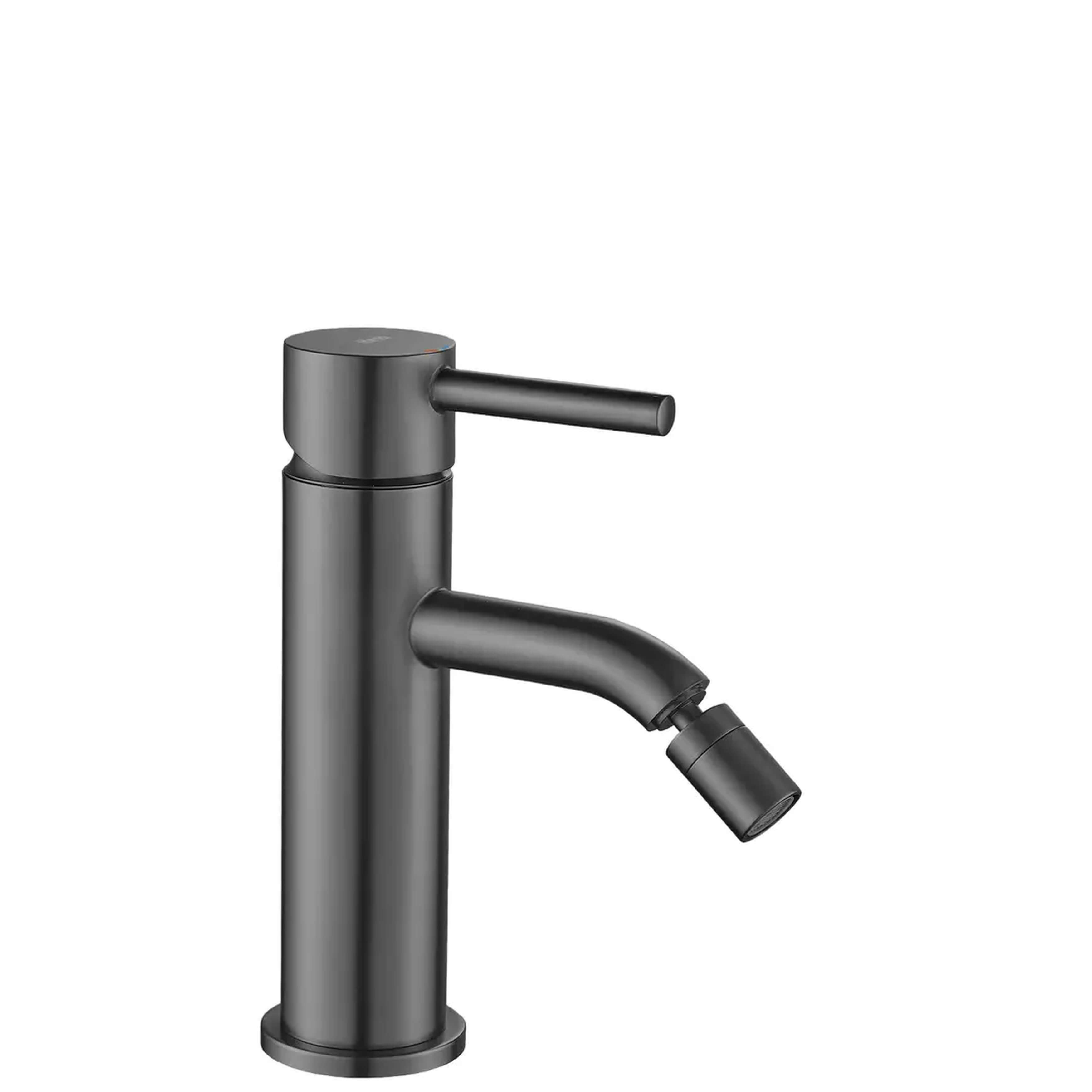 Rea Lungo rubinetto per bidet verticale nero REA-B9841