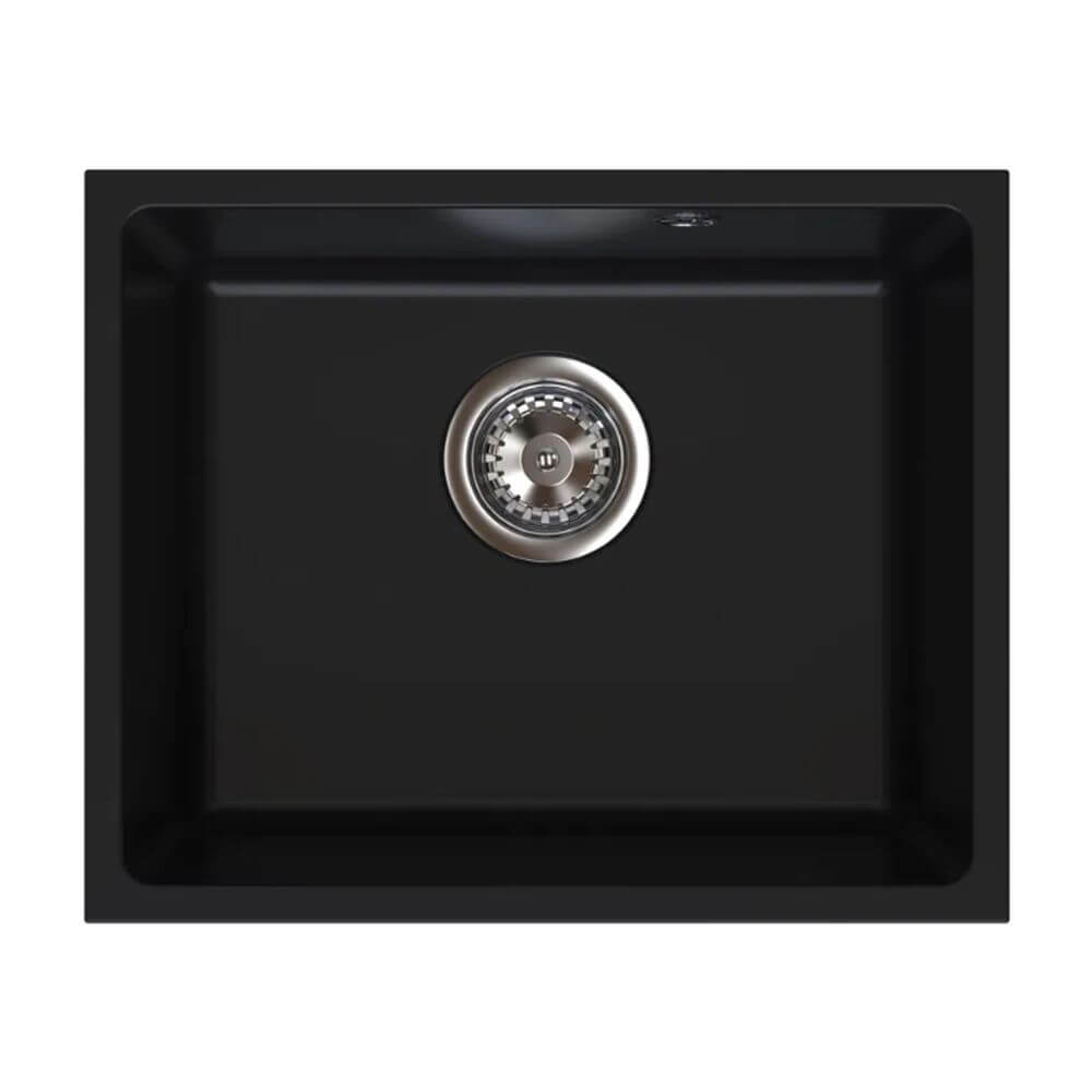 Ferro Stampo lavello in granito 46x38 cm nero DRGS1-U/38/46BM