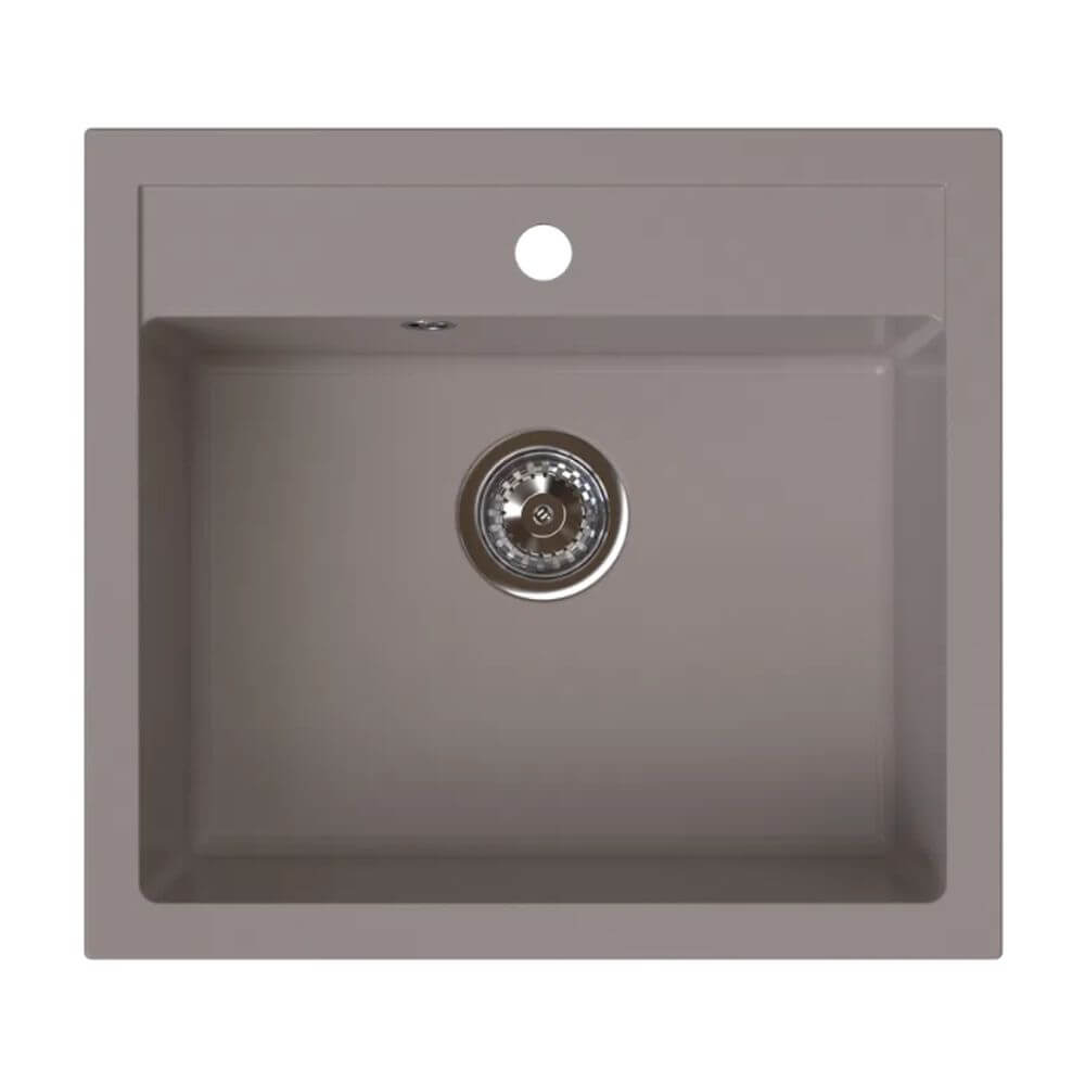 Ferro Stampo lavello in granito 56x51 cm marrone DRGS1/51/56TU