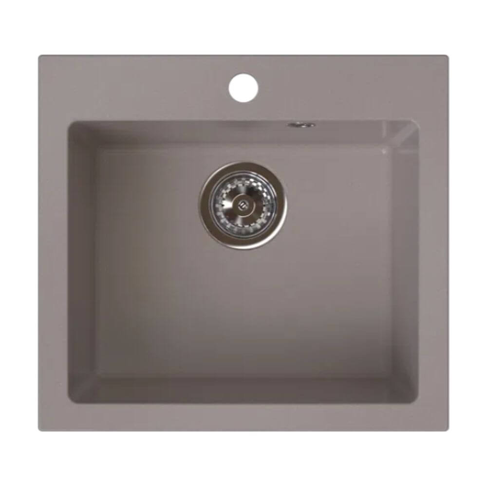 Ferro Stampo lavello in granito 49x45 cm marrone DRGS1/45/49TU