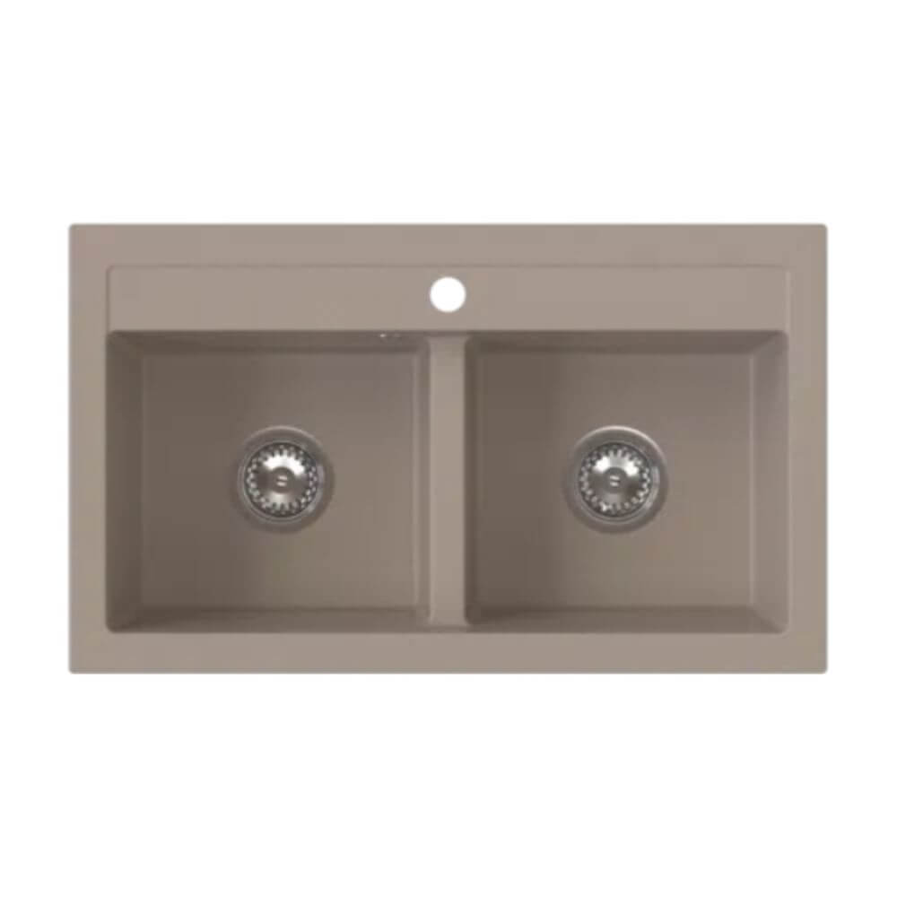 Ferro Stampo lavello in granito 75x45 cm beige DRGS2/45/75SA