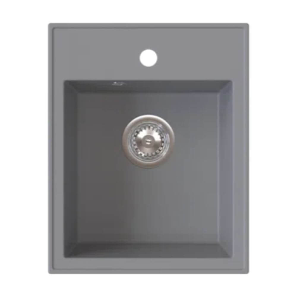 Ferro Stampo lavello in granito 50x40 cm grigio/grafite/inox DRGS1/50/40GA