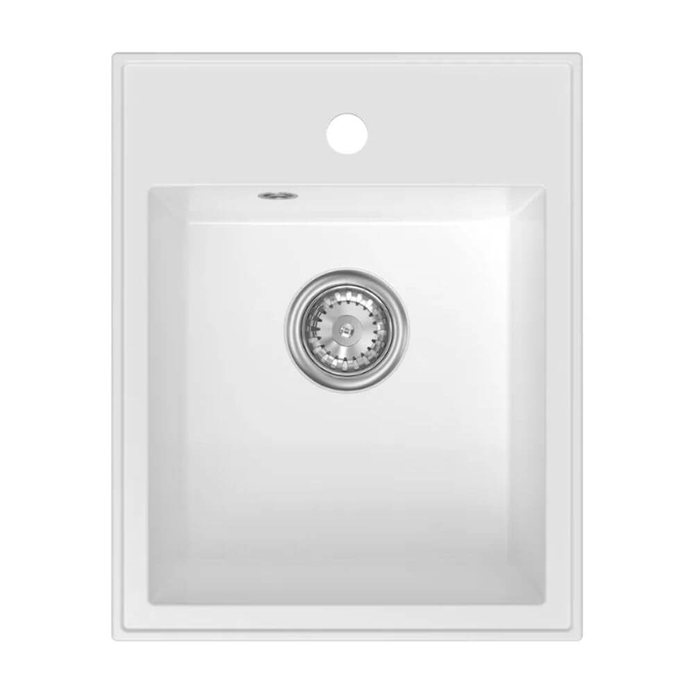 Ferro Stampo lavello in granito 50x40 cm bianco DRGS1/50/40WH