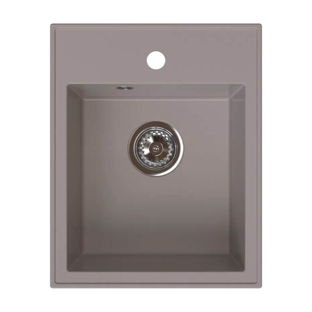 Ferro Stampo lavello in granito 50x40 cm marrone DRGS1/50/40TU